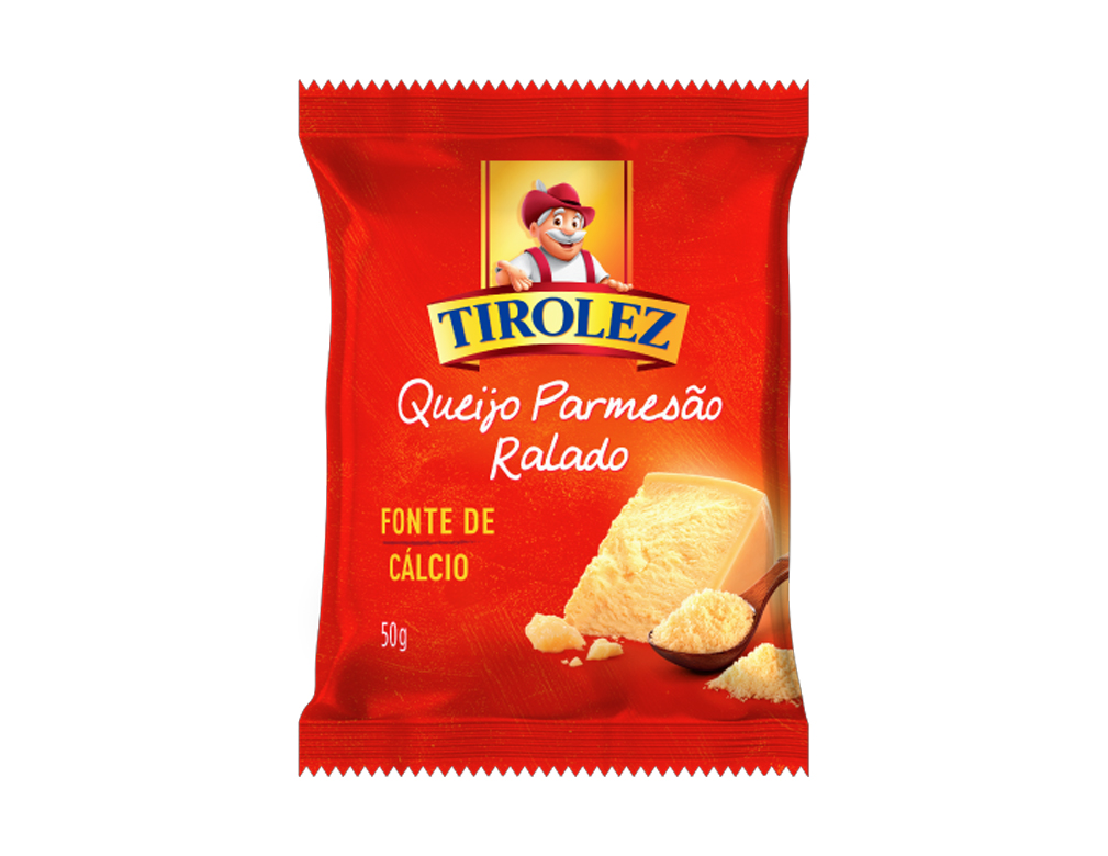 PARMESÃO SACHÊ RALADO TIROLEZ 50 G (CX 60 UN)